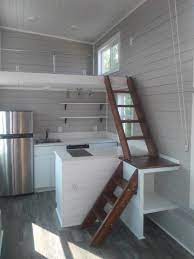 Fully Furnished Tiny House With Lots Of Windows Tiny House For Sale In Manor Texas Tiny House List Tiny House Listings Tiny House Cabin Tiny House Design