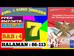 We did not find results for: Soal Kunci Jawaban Ppkn Smp Mts Kelas 7 Halaman 86 113 Bab 4 Youtube