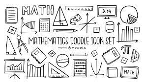 Mathematics Doodle Icon Set Collection Ad Affiliate Ad Doodle Collection Set Mathematics Math Doodles Doodle Icon Doodles