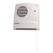 Installing an electric wall heater is little more than cutting a square hole in the wall, running 120v or 240v wiring into the device, securing the device to the wall, and turning it on.if you have ready wire access, you can have a heater installed and running in just an hour or two. Dimplex 2000 Watt Wall Mounted Electric Fan Heater With Runback Timer Wayfair Co Uk