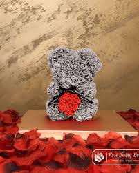 Great gift for valentine's, mother's day, or any other special day for her. Rose Bear 25cm Rose Bear In Stock Buy Now