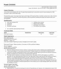 citrix administrator resume example