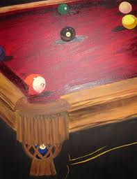 Craig S Art Space Pool Table Painting Painting Space Art Art
