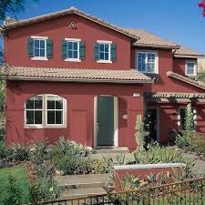 Red Satin Enamel Exterior Paint