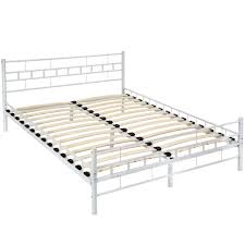 Kinder etagenbett stockbett hochbett metall bettgestell + matratze 200x140/90cm. Metallbett Mit Lattenrost Im Modernen Design Gunstig Online Kaufen Tectake