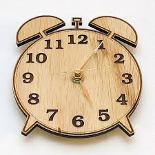 Some users of wooden clock alarm compliments that they feel. Retro Alarm Clock Style Modern Wooden Wall Clock With By Klokx 19 99 Saatler Ahsap Isciligi Duvar Saatleri
