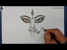 Sketch Devi Kali How To Draw Kali Devi Youtube Kali Tattoo Beauty Art Drawings Simple Tattoos