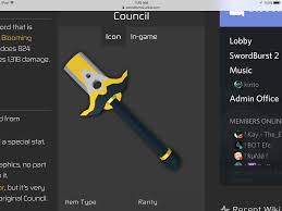 In this roblox video i show you how to get one of the newer weapons called gear axe, in sword burst 2. Ever Realize How Council And Endarkener Look Like Eludicator And Dark Repulsor Fandom