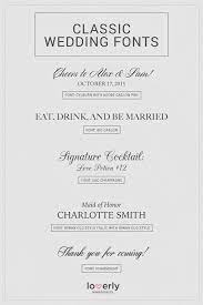 News Tips Wedding Invitation Fonts Wedding Fonts Wedding Classic