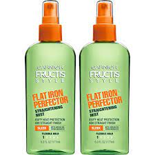 Amazon Com Garnier Hair Care Fructis Style Flat Iron Perfector Straightening Mist 2 Count Beauty