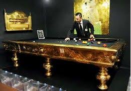 Billionaire Most Expensive Pool Table Gentlemans Room Billiards Room Accessories