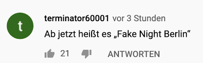 Das duell um die welt beginnt mit einem schock. Fake Night Berlin Netzmeinungen Wer Es Nicht Schon Langst Wusste Ist Jetzt Enttauscht The Best Social Media De