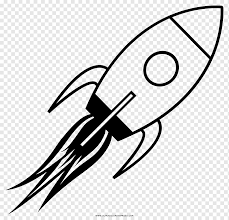 Desenho Nave Espacial Foguete Linha Arte Livro De Colorir Foguete Monocromatico Desenhos Animados Painel Png Pngwing