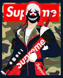 Supreme Top Criminal Freefire Brunoartx Ilustracoes Arte Supreme