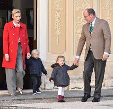 Message from hsh princess charlene to bloomberg philanthopies summit on drowning. Monaco S Royal Twins Join Princess Charlene And Prince Albert To Give Christmas Gifts Daily Mail Online