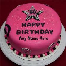 Birthday Wishes Images With Name On Cake Free Download Write Name On Happy Birthday Pink Star Beautiful Cake Images Happy Birthday Cake Photo Happy Birthday Cake Images Birthday Wishes Cake