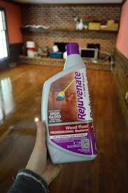The base is fiberboard, with a photographic image. How To Clean Gloss Up And Seal Dull Old Hardwood Floors Young House Love