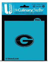 Georgia G College Stencil U Stencil College Stencils Cookie Stencil College Stencil Stencils Cookie Stencils