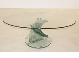 Glass modern round coffee table novocom top. Glass Spiral Coffee Table For Sale In Enniscorthy Wexford From Cfc88
