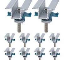 Amazon.com: 10Pcs Solar Panel Clamps for Unistrut System ...