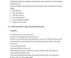 Can gilang help rahma solve her problem ? Contoh Dialog Bahasa Inggris Offering Help Bagikan Contoh