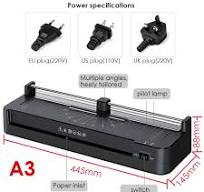Foska A3 Plastic 2 Wheels Laminator with Trimmer