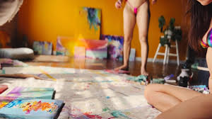 Cha Wilde naked painting