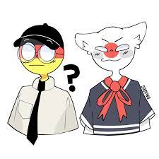 By olixthewolfthekill (maison chikito) with 4,757 reads. Multishipper En Countryhumans Alemania X Japon Japan Meme Japan Country Country Art
