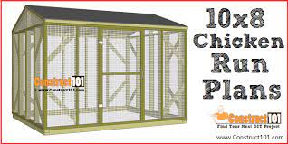 The first step in building your run is to dig holes for your fence posts. Chicken Coop Run Plans 10x8 Step By Step Construct101