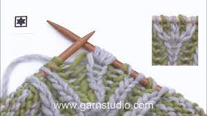 How To Increase 4 Stitches In 1 Stitch And Yarn Over With 2-Color In  English Rib (Tutorial Video)