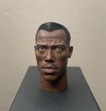 1/6 Scale Blade Warrior Wesley Head Sculpt For 12" Hot Toys Phicen Figure