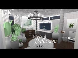 Black and white vintage bathroom ideas. Bloxburg Elegant Bathroom 17k Youtube