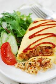 Omurice Omelette Rice Korean Bapsang Recette Cuisine Asiatique Recette Asiatique Nourriture Delicieuse