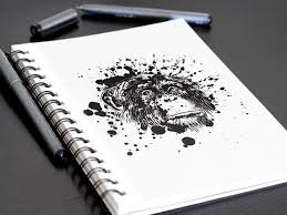 Sketchbook Mockup Sketch Book Graphic Design Logo Artwork