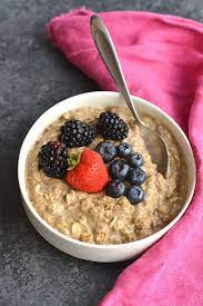 A delicious low calorie dessert! High Protein Oatmeal How To Make Healthier Oatmeal Gf Low Cal Skinny Fitalicious