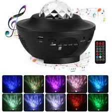 Remote Baby Night Light With Timer Music Star Night Light Projector For Kids