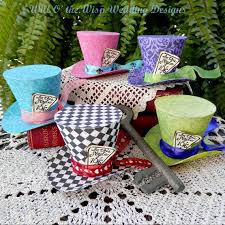 Mad Hatter Hats Alice In Wonderland Party Favors Photo Booth Etsy Alice Tea Party Alice In Wonderland Tea Party Mad Hatter Tea Party