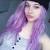 Unbleached Hair Arctic Fox Purple Rain
