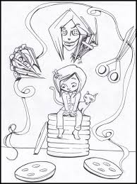 Here are free printable coraline coloring pages and neil gaiman book activities. Printable Coloring Pages For Kids Coraline 3 Coloring Books Coraline Drawing Coraline Art