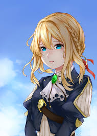 Epingle Par Katsuki Sur Evergarden Cheveux Bleu Fonce Cheveux Bleus Photo Profil