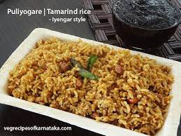 Iyengar Style Puliyogare Or Puliyodharai Or Tamarind Rice Recipe Explained With Step By Step Pict Indian Rice Recipes Indian Food Recipes Tamarind Rice Recipes