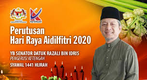 Selamat hari raya aidilfitri, maaf zahir & batin. Perutusan Hari Raya Lembaga Kemajuan Terengganu Tengah Facebook