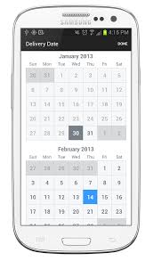 Timessquare For Android A Standalone Android Widget For Picking A Single Date From A Calendar View Android Widgets Calendar View Widget