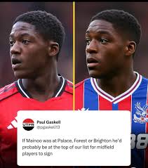 🚨 Manchester United would surely be trying to sign Mainoo if he was  playing for another Premier League club.. No idea why Ruben Amorim doesn't  seem to rate him. 👀🤔