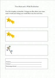 2 Stars And A Wish Evaluation Pdf