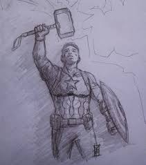 For this drawing i used faber castell polychromo coloured pencils and kraftstax kraftpapier 280g/m2. Yb Champart Instagram Post Photo Thor I Knew It Artist Art Artwork Sketch Quicksketch Drawing Draw Fastdrawing Fastsketch Pencildrawing Pencil Mechanicalpencil Captainamerica Endgame Avengersendgame Avengers Thorshammer