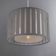 Ellon 30cm Drum Grey Shade Grey Light Shades Light Shades Bedroom Ceiling Light