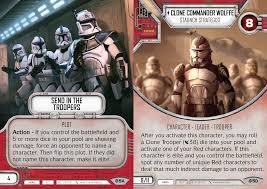 Check spelling or type a new query. Send In The Troopers Clone Commander Wolffe Staunch Strategist Kingwood Hobbies