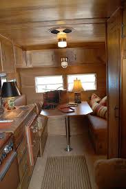 1960 Yellowstone Vintage Trailer Camper Interior Design Trailer Interior Rv Travel Trailers