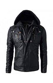 New Men S Motorcycle Brando Style Biker Real Leather Hood Https Www Amazon Co Uk Dp B07g Leather Hoodie Leather Jacket With Hood Cafe Racer Leather Jacket